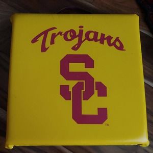 Vintage USC University of So Cal- Stadium Seat Cushion-late 60's-early 70's-rare